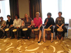 Estee Lauder HR Conference Drumming The Rocks